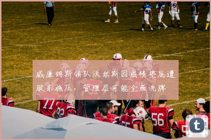 威廉姆斯领队沃尔斯因成绩垫底遭股东施压，管理层可能全面洗牌